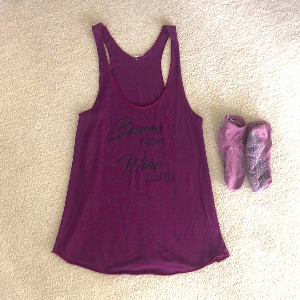 Barre tank top & socks